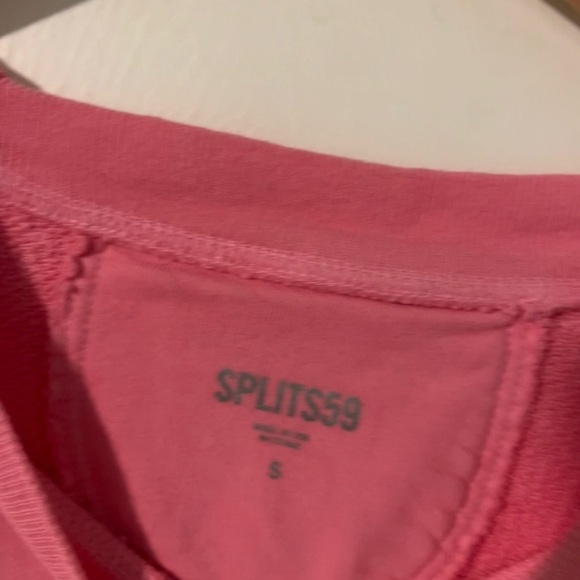 Splits59 Tilda Crewneck Sweatshirt in Nectarine/Pink Dip Dye - Picture 10 of 13